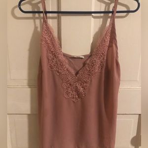 Pink Lace Camisole